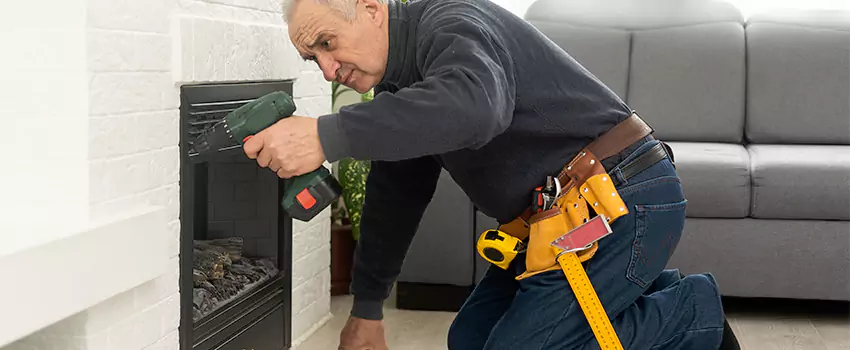 New Indoor Fireplace Installation in Lansdale, Pennsylvania