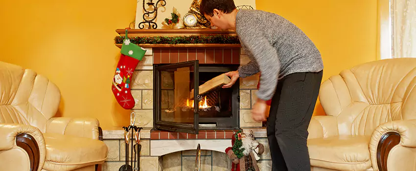 Rusted Metal Fireplace Restoration in Lansdale, Pennsylvania